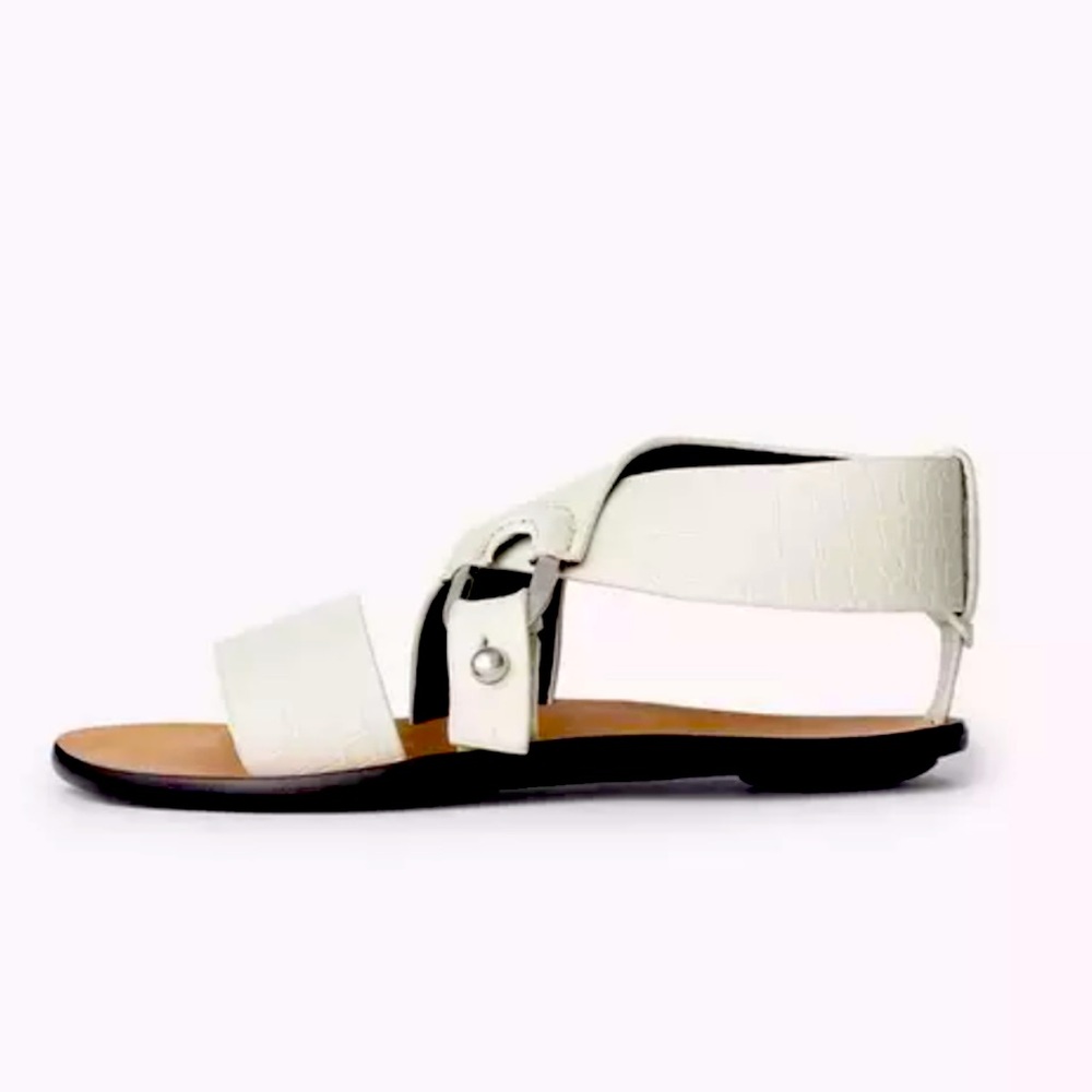 Rag and Bone August Sandal in White Croc Print SZ 36